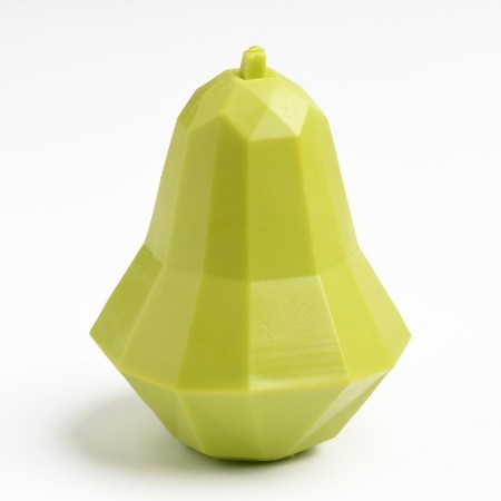 A toy for treats and dry food "Pear", 9 x 7 cm, light green-2