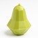 A toy for treats and dry food "Pear", 9 x 7 cm, light green