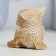 Figure "Owl for reading" Beige, 6x5cm