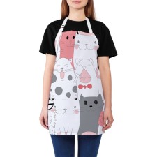 Apron of a kitchen with a photo print 