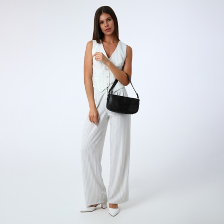 Women's bag with lightning, black color-6