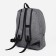 Young backpack from textiles on lightning, 3 pockets, color gray color