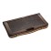Wooden backgammon large, board game, 55 x 55 cm, skin, with a pen, crocodile, brown