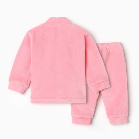 Kit (blouse, pants), pink color, height 68 cm-7