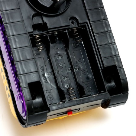 Excavator "Builder", works from batteries, light, sound-5