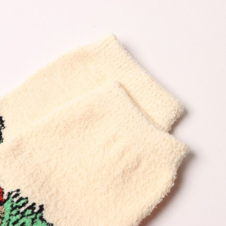 Women's socks "Dragon and Phoenix", the color is light yellow, size 36-40-1