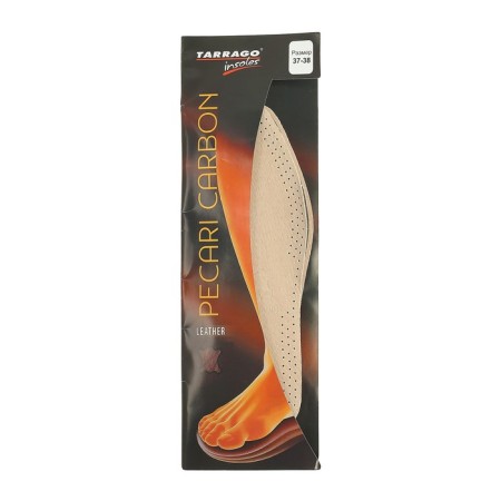 Antibacterial, two-layer, 37-38r-r insoles insoles, pair, light-gray color, Pecari Carbon-2