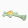 Silicone teether with a rattle "Baby", green color, crumb me