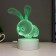 Flight “rabbit” LED 7 colors USB/from white batteries