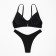 Swimsuit female separate minku color black, size 42
