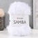 Samba yarn 100% polyester 150m/100g (501 bright white)