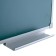 Magnetic-meat board, 60x90 cm, green, calligrata standard, in an aluminum frame, with a shelf