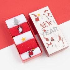 A set of New Year's women's socks KAFTAN 