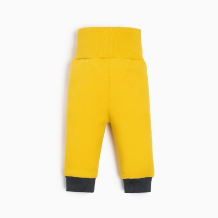 Kidsa (sweatshirt, trousers) minku, graphite/yellow color, height 62-68 cm-8