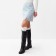 Women's skirt with a cut Mist p. 48, blue/white