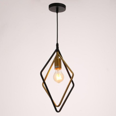 Lamp Bayerlux 40392/1 E27 40W Black-gold 25x10x30-130 cm-1