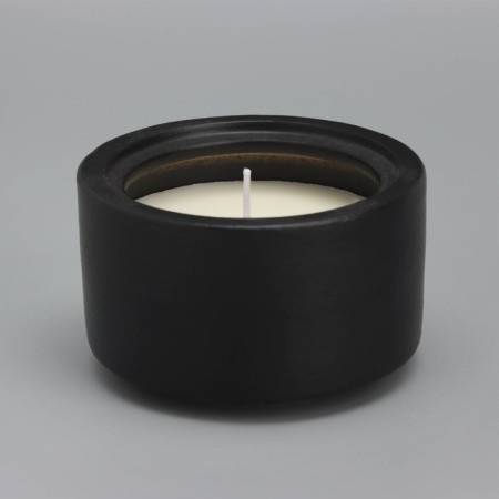 Aromatic candle "Soy Wax", passion, black, 9x9 cm-4