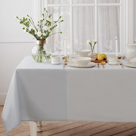 The tablecloth "Ethel" 110x165 cm, col. gray-blue, 100% cotton, 163 g/m2