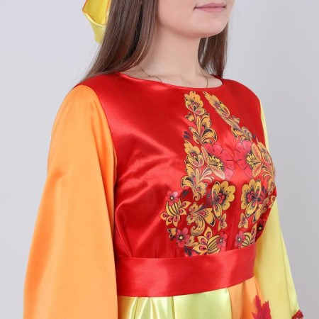 Carnival costume "Autumn", dress, kokoshnik, p. 42-44-3