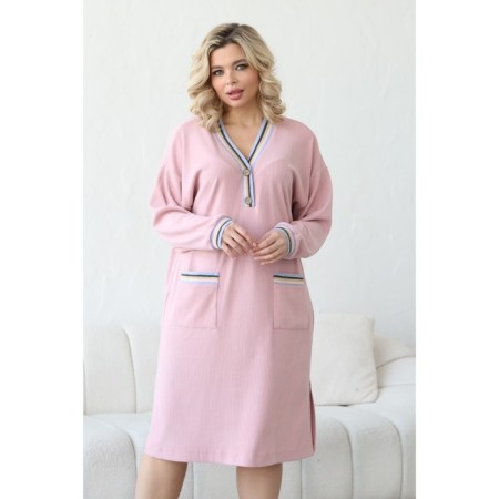 Female dress, size 62, pink color-17