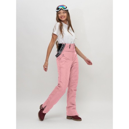 Ski -loving trousers, size 42, pink color-13