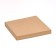 A cover for a national box, for large bouquets, trapezoid, brown, 27 x 38 x 42 cm
