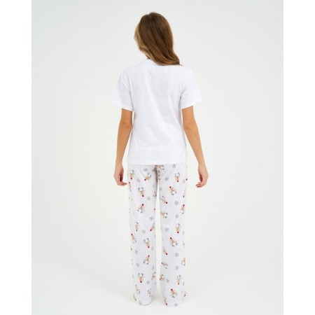 Women's pajamas (T-shirt and trousers) KAFTAN "Deers" R.44-46-7