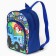 Baby backpack with pockets, Blue Tractor, 23*19*6cm