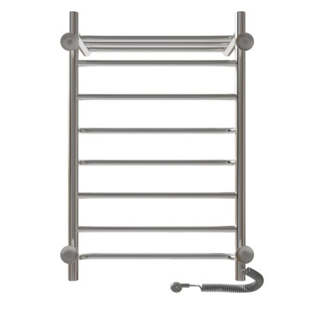 Electric towel "Sanprise" Euromix P8, 500x800 mm, with a shelf, left, chrome-6