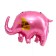 Foil ball 24 "Elephant", pink