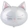 Foil ball 18 "cats", figure, 2-sided