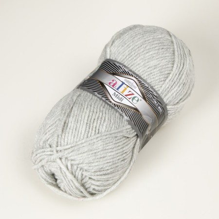 Yarn "Superlana Midi" 25% wool, 75% acrylic 170m/100g (208 St. Series Melange)-1