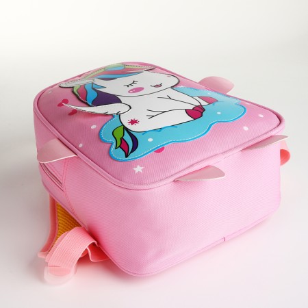 Baby backpack on lightning, pink color-2