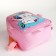 Baby backpack on lightning, pink color