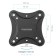 Kromax Corbel-1 bracket, for TV, fixed, 10-34 ", 68 mm from the wall, black