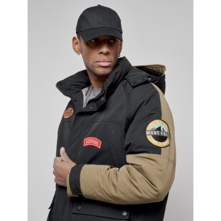 Male Winter jacket, size 56, black color-8