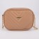 Bag with a line and color lining, beige color