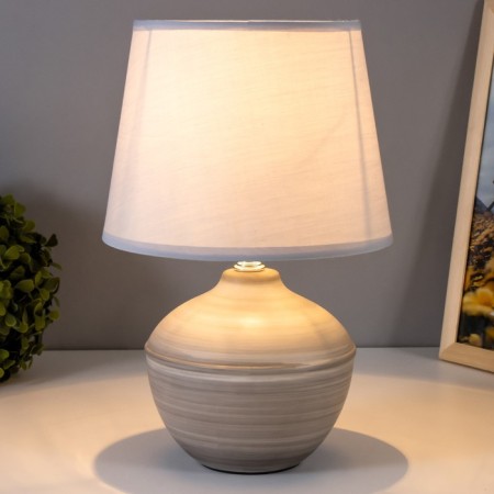 Gloria table lamp E14 40W gray 22.5x22.5x32 cm Risalux-1