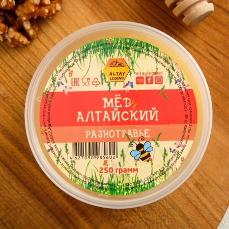 Honey Altai "Different Trade", natural flower, 250 g PET-2