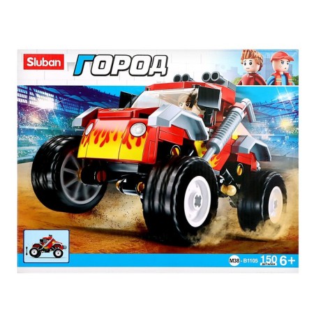 Конструктор внедорожник «Бигфут» Sluban Город, 150 деталей, 6+-6
