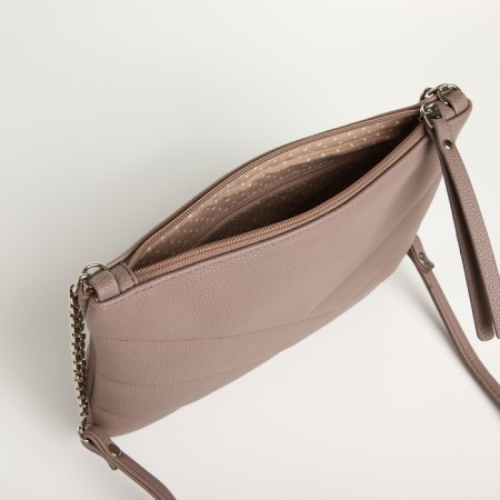 Women's bag with lightning, beige color-4