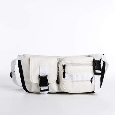 Board belt on a zipper, white color-3
