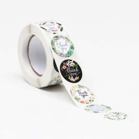 Stickers in the roll "That You", 500 pcs, 2.5 x 2.5 cm