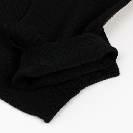 Male socks shortened, black color, size 25-3