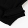 Male socks shortened, black color, size 25