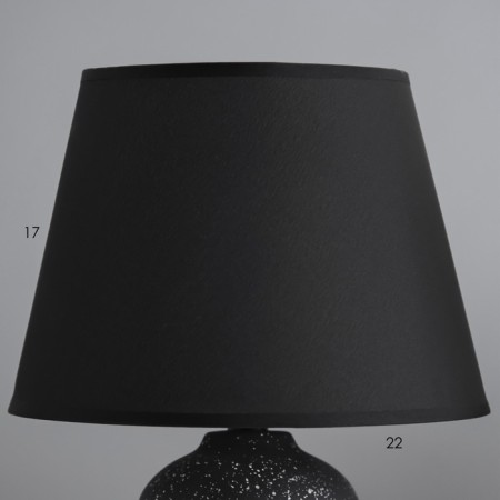 Table lamp "Mirel" E14 40W black 22.5x22.5x34 cm Risalux-2