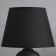 Table lamp "Mirel" E14 40W black 22.5x22.5x34 cm Risalux
