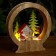 Decor with backlight "New Year's fairy tale" 22.5 × 21 × 5 cm