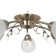Olivia chandelier 5x40W E27 bronze 52x50x20 cm