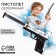 Wooden weapons, children's souvenir "white stream", pistol, 32 x 14 cm